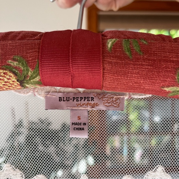 Boho blu pepper vintage top - Picture 4 of 6